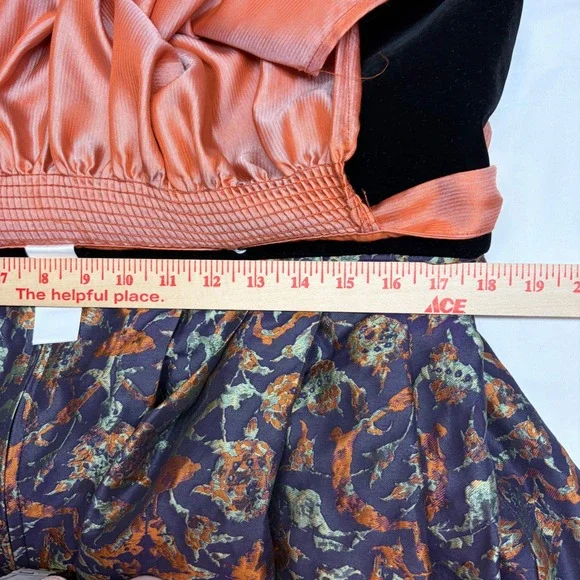 Krüger Dirndl Dress Set EU 46 U 14 3 Piece Set Oktoberfest Velvet Bodice German - Picture 13 of 14